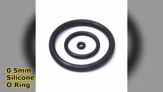 Πλήρης επιθεώρηση σφραγίδα δακτυλίου σιλικόνης 0,5 mm