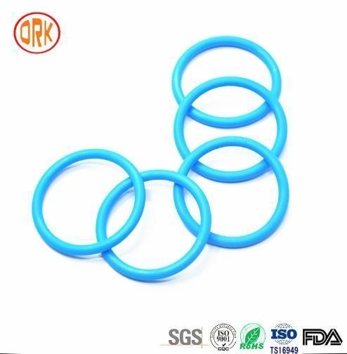 0.5mm - 1000mm 568 Μπλε Σιλικόνιο Σφραγιστικό Ελαστικό Δαχτυλίδι RoHS Ελαστικό Flat O Rings