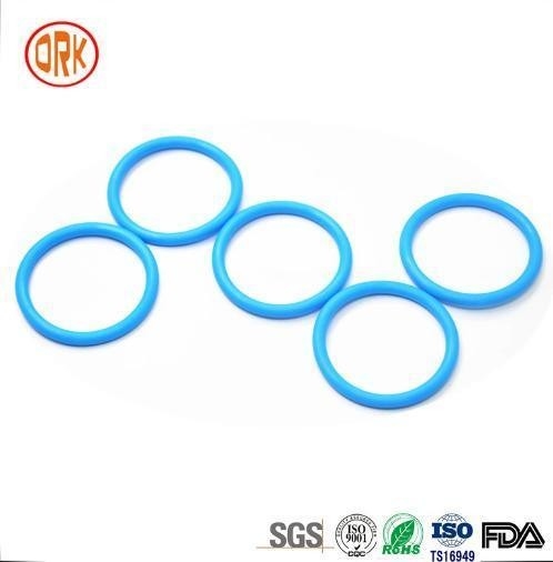 0.5mm - 1000mm 568 Μπλε Σιλικόνιο Σφραγιστικό Ελαστικό Δαχτυλίδι RoHS Ελαστικό Flat O Rings