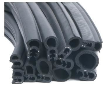 Προσαρμοσμένο μέγεθος D-Type EPDM Foam Adhesive Door Seal Strip Anti-Dust Rubber για πόρτες παραθύρων