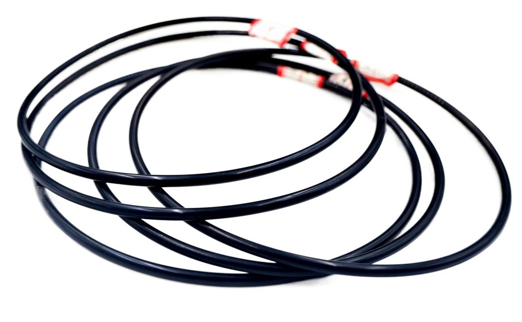 30-90 Shore A EPDM/NBR/FKM/Silicone χρωματισμένη μεγάλη φθοριούχια σφραγίδα O-ring για συμπιεστή αέρα