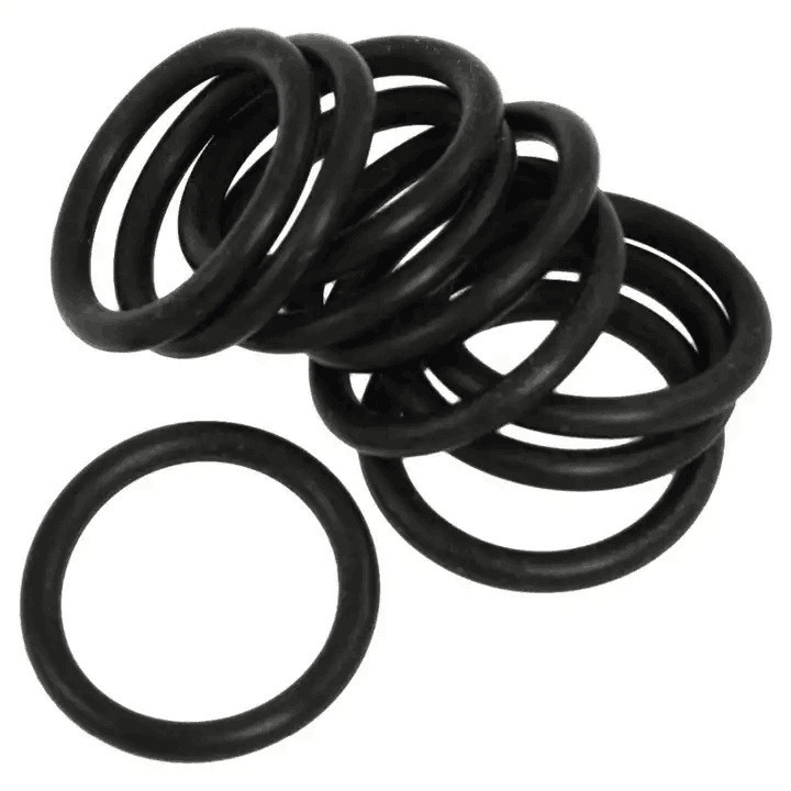 Αποτελεσματικές σφραγίδες NBR FKM EPDM VMQ Gummi O Rings για προσαρμοσμένες εφαρμογές χρώματος