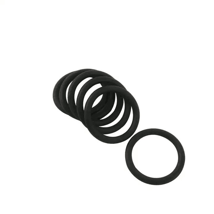 Αποτελεσματικές σφραγίδες NBR FKM EPDM VMQ Gummi O Rings για προσαρμοσμένες εφαρμογές χρώματος
