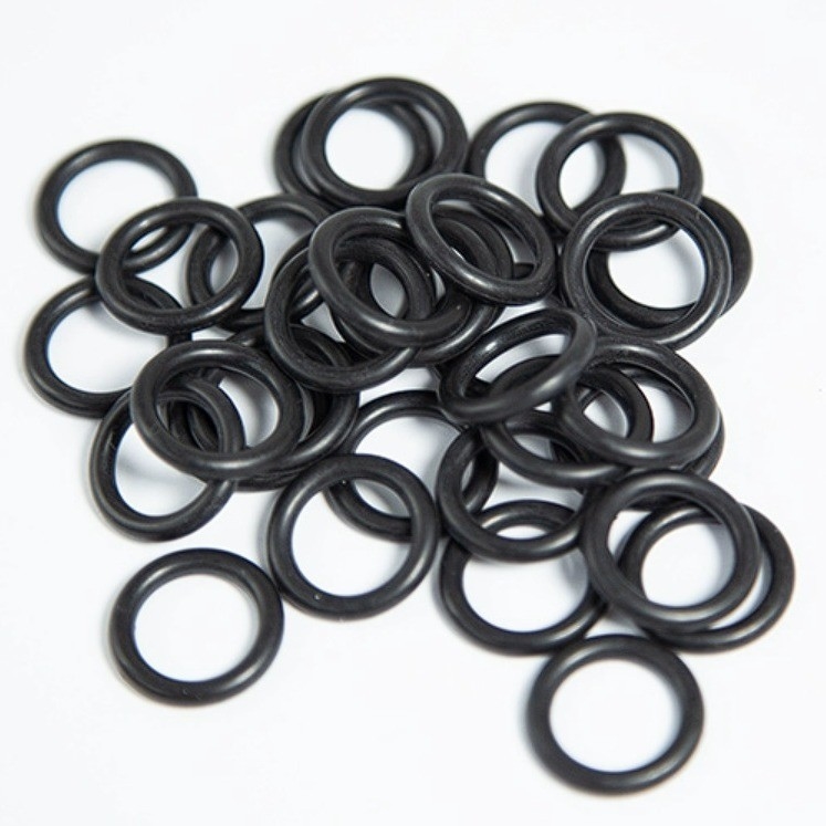Αποτελεσματικές σφραγίδες NBR FKM EPDM VMQ Gummi O Rings για προσαρμοσμένες εφαρμογές χρώματος