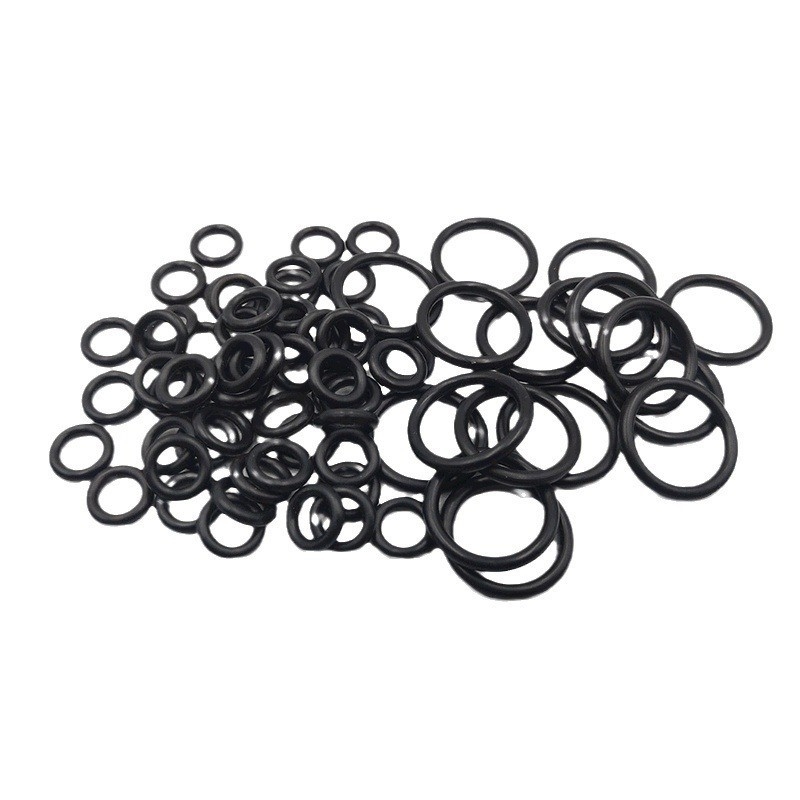 Αποτελεσματικές σφραγίδες NBR FKM EPDM VMQ Gummi O Rings για προσαρμοσμένες εφαρμογές χρώματος