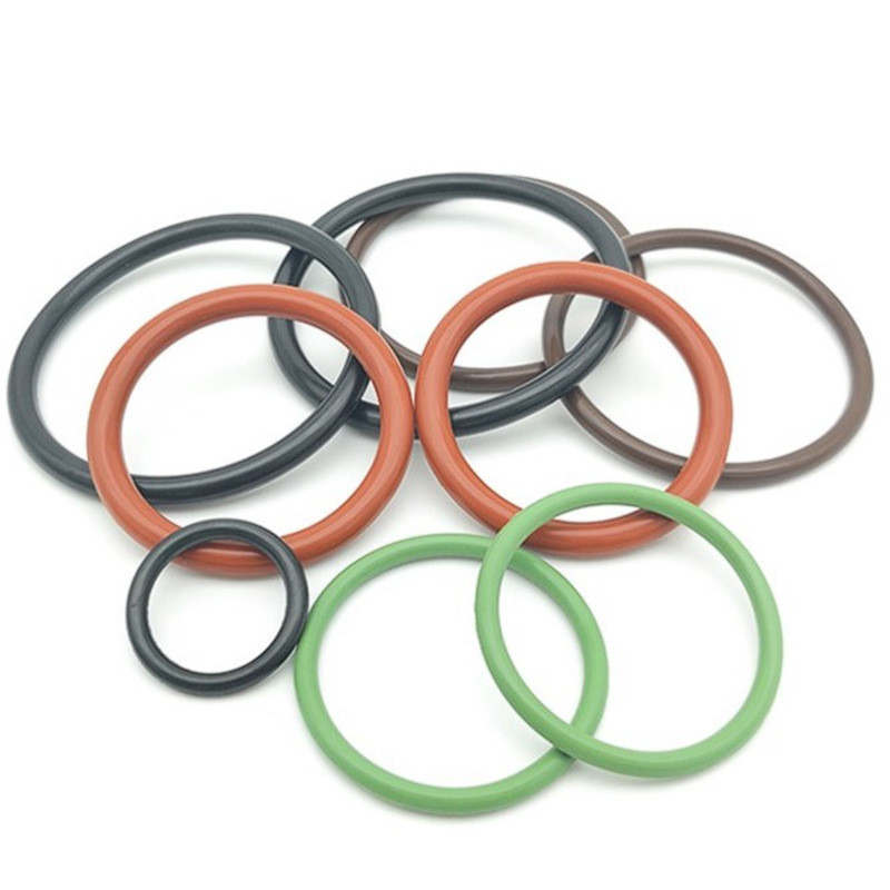 Προσαρμοσμένες χρωματικές σφραγίδες O-ring από καουτσούκ σε σιλικόνη NBR για αποτελεσματικό κλείσιμο σε υλικό FKM