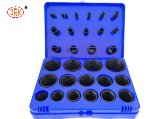 Καλή αντοχή στο λάδι Μαύρο NBR 70 Shore O-Ring Kit Box για υδραυλικό κύλινδρο εξορυκτήρα