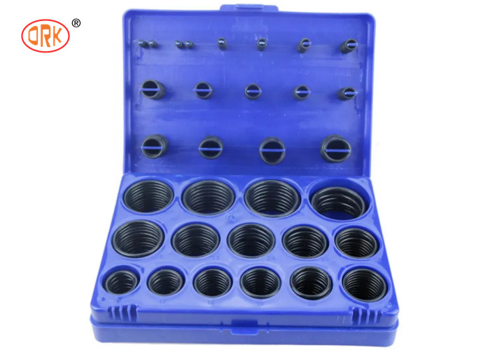 Καλή αντοχή στο λάδι Μαύρο NBR 70 Shore O-Ring Kit Box για υδραυλικό κύλινδρο εξορυκτήρα