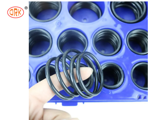 Καλή αντοχή στο λάδι Μαύρο NBR 70 Shore O-Ring Kit Box για υδραυλικό κύλινδρο εξορυκτήρα