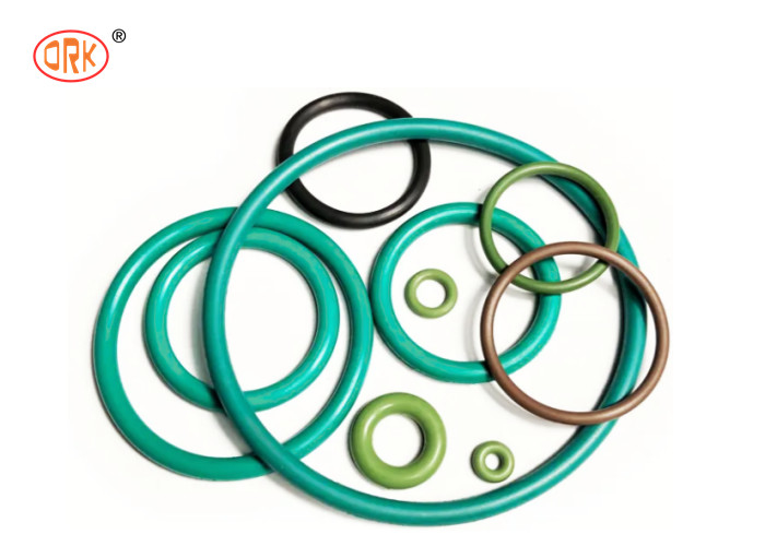 Πράσινο Custom Mold OEM NBR EPDM FKM Silicone Seal Ring για τις σφραγίδες από καουτσούκ τροφίμων