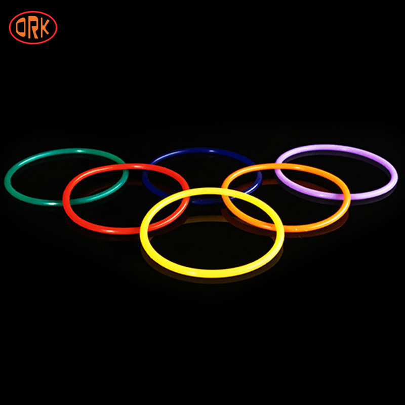 Μίνι ελαστική σφραγίδα σιλικόνης NBR VMQ HNBR EPDM FKM O Ring Seal Προσαρμοσμένο χρώμα