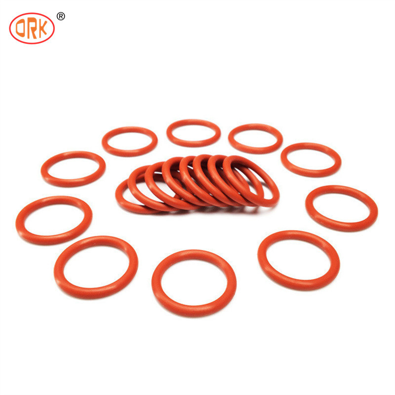 Κόκκινο Elastomer O Ring EPDM FKM NBR 70 Shore Rubber O Ring Σιλικόνη υψηλής σφραγίδας